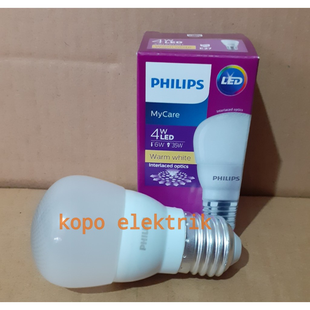 PROMO (Lampu Led Philips 4w / 4 watt Putih)