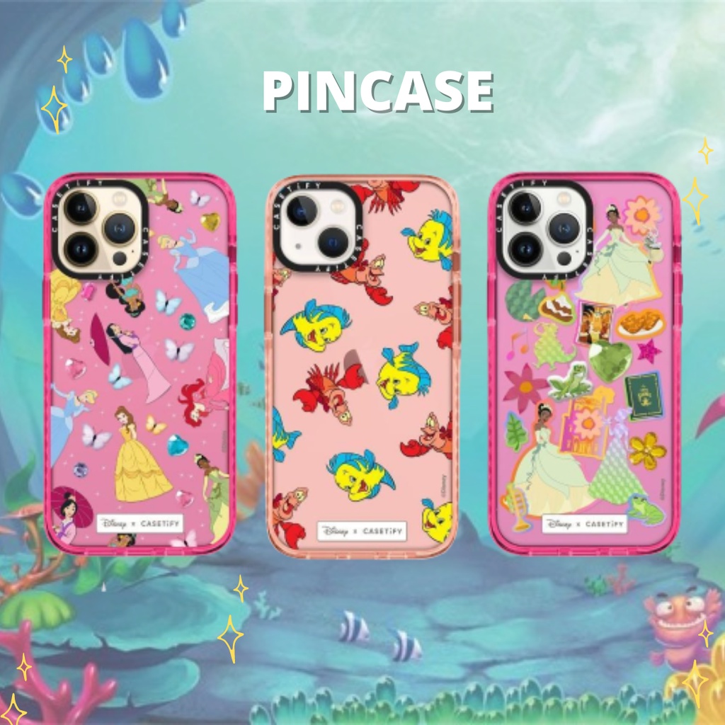 CASETIFY DISNEY PRINCESS SEA SHELL TIANA IPHONE 7 8 7+ 8+ X XS MAX XR 11 12 13 PRO MAX