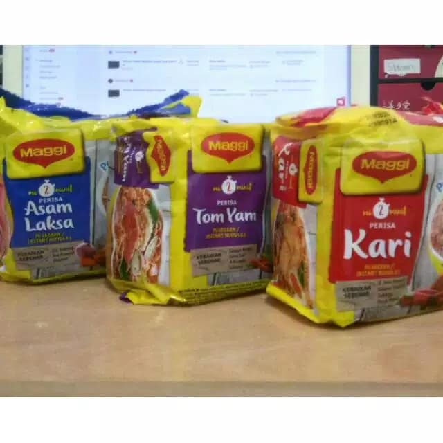 

Siap Kirim Maggie Perisa Kare,Tomyam. Asam Laksa