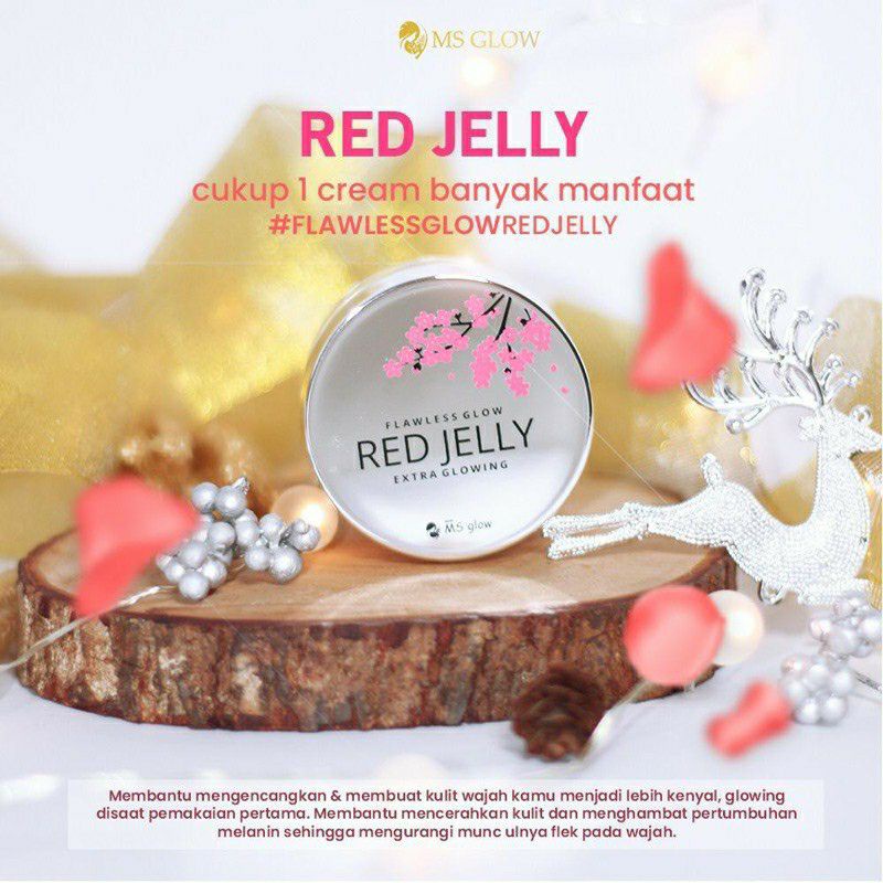 RED JELLY MS GLOW/FLAWLESS GLOW RED JELLY KEMASAN TERBARU