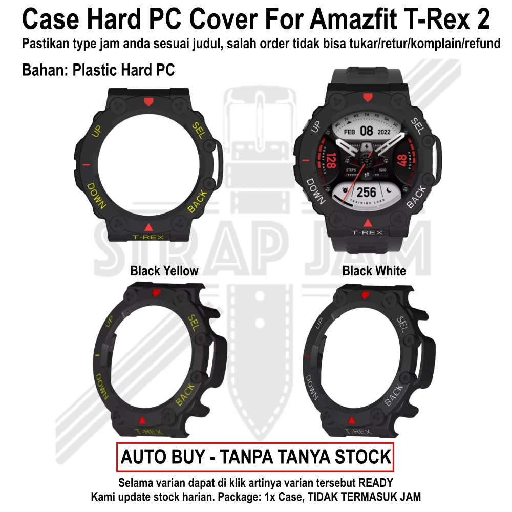 Hard Case PC Cover Amazfit T-REX 2 / Trex 2 - Casing Hardcase Pelindung