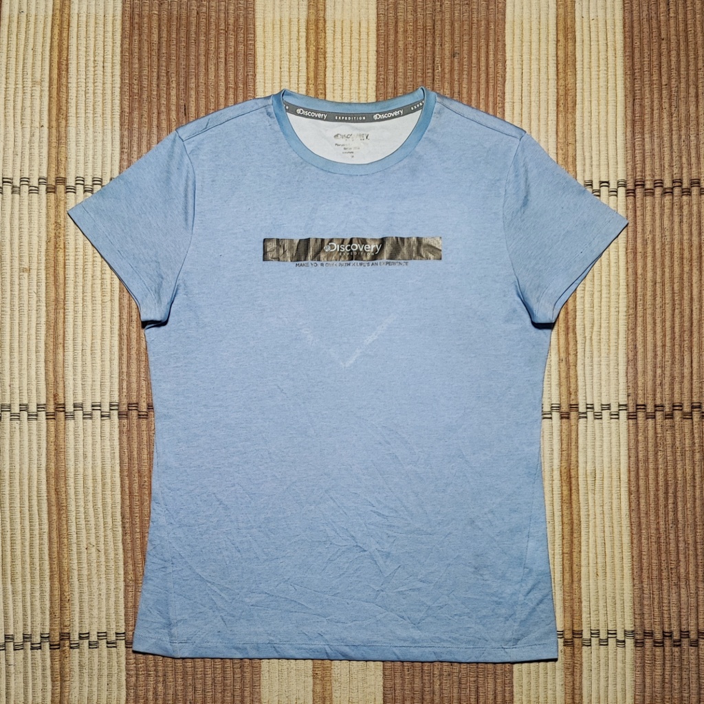 Kaos Dry Pria DISCOVERY EXPEDITION T Shirt Size M Second Preloved