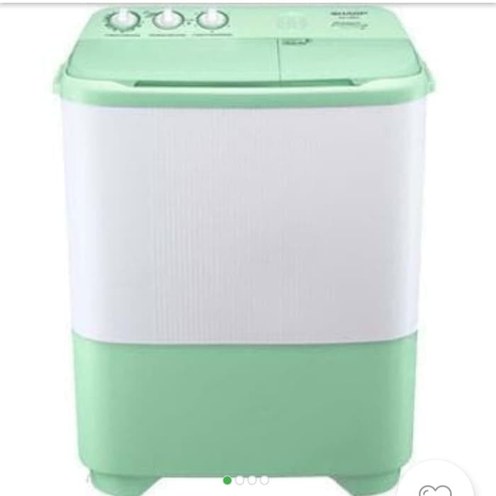 MESIN CUCI SHARP ES-T89SJ-GR 2 TABUNG 8,5 KG TUBE GARANSI RESMI LOW WATT ES T 89 SJ HIJAU