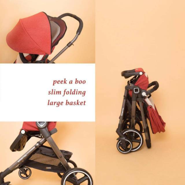 Stroller hadap ibu kereta dorong bayi Cocolatte Bristol