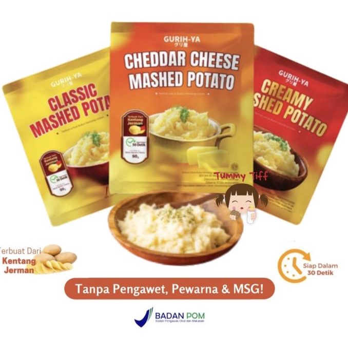

Gurihya bubur kentang mashed potato 65g / gurih-ya mashed potato