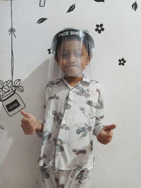 Faceshield Flip Bisa Buka Tutup/ Faceshield / Apd Tebal, Standart