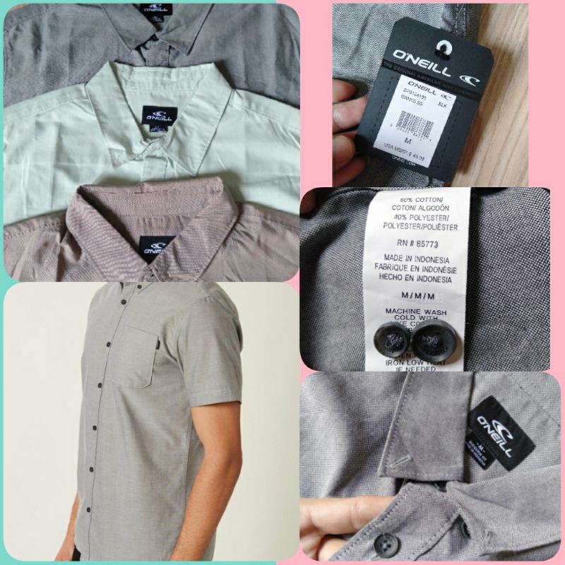 Original O'neill Classic Men's Short Sleeve Shirt