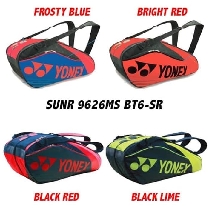 ORIGINAL YONEX SUNR 9626MS BT6-SR BACKPACK TAS BADMINTON BULUTANGKIS