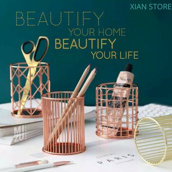 

Pen Holder Office Stationery Pencil Stand Tempat Alat Tulis ATK