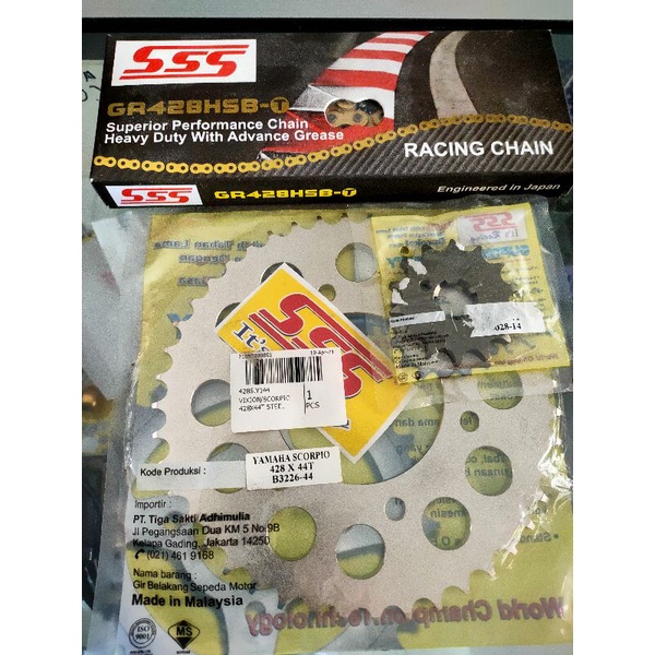 Gir sss Rantai sss HSBT 428 Yamaha Vixion/MX King