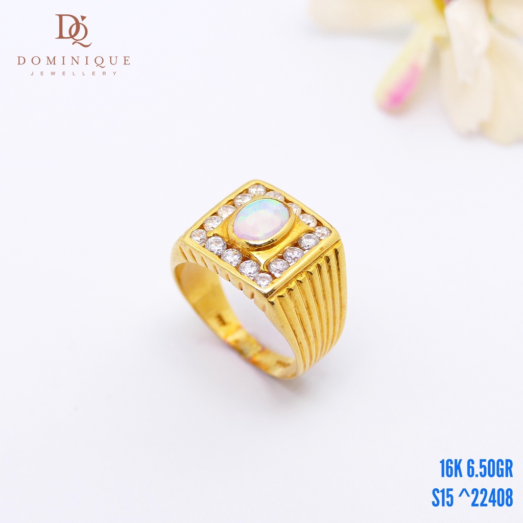 Cincin Pria Emas Dominique Jewellery 16K 22408