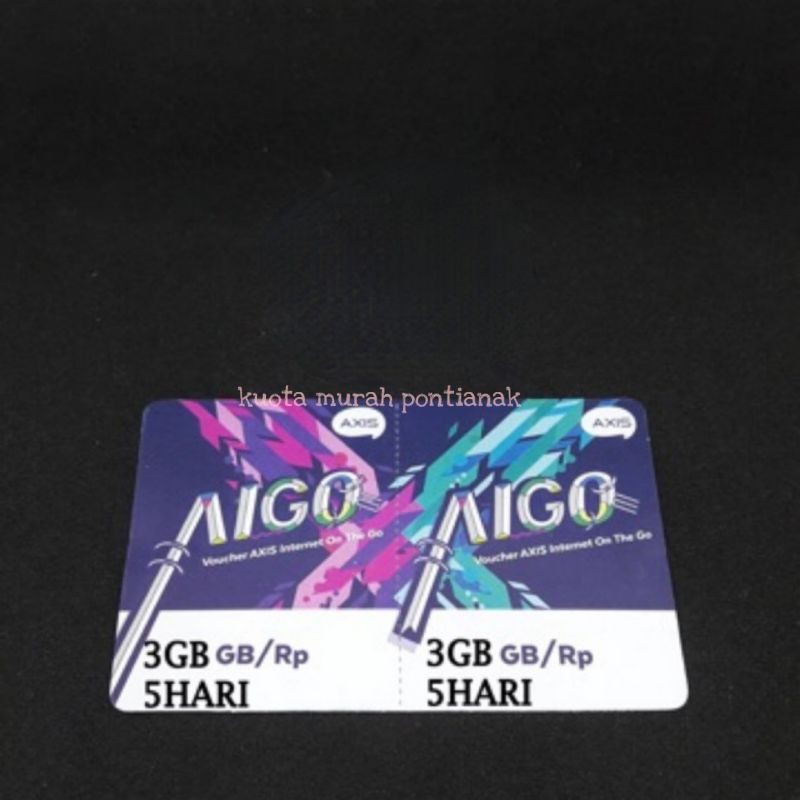 Voucher Axis 3gb 5hari Vocer Aigo 3 gb 5 hari 4gb 4