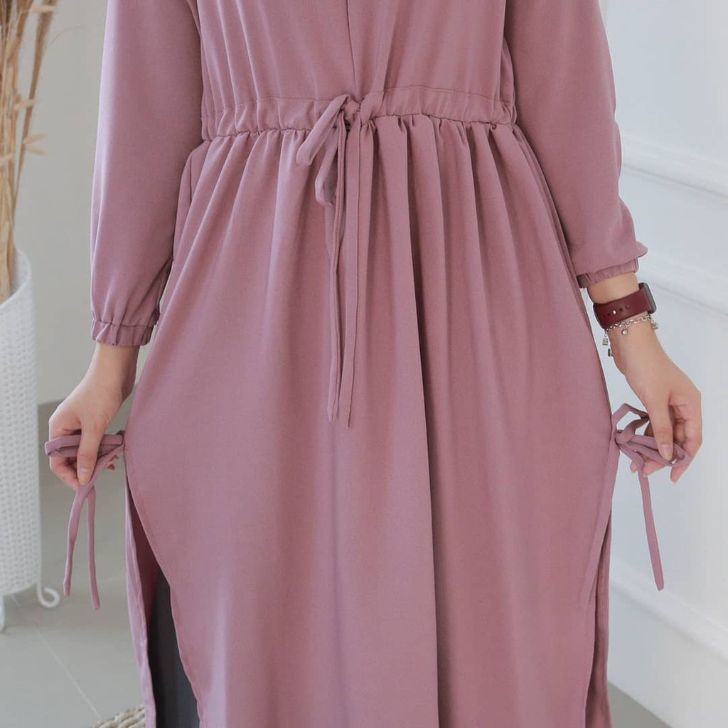 Mahani Gamis Wanita Terbaru Grosironlinemurah lebaran 2022 gamiswanita Gamispanjang Gamislebaran qw-5