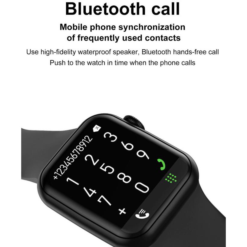 Dt No.1 Dt100 Smartwatch Bluetooth Call Sport Heart Alt Hw16 Hw22 Dt95 - Hitam