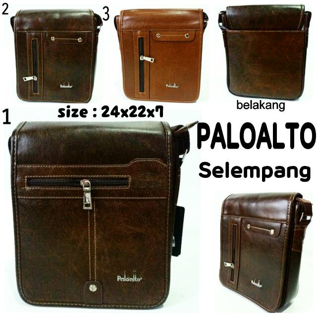 Tas selempang cowok Palo alto 54882M-3 dan 54982M-3 tas slempang cowok kulit keren murah dan terbaru