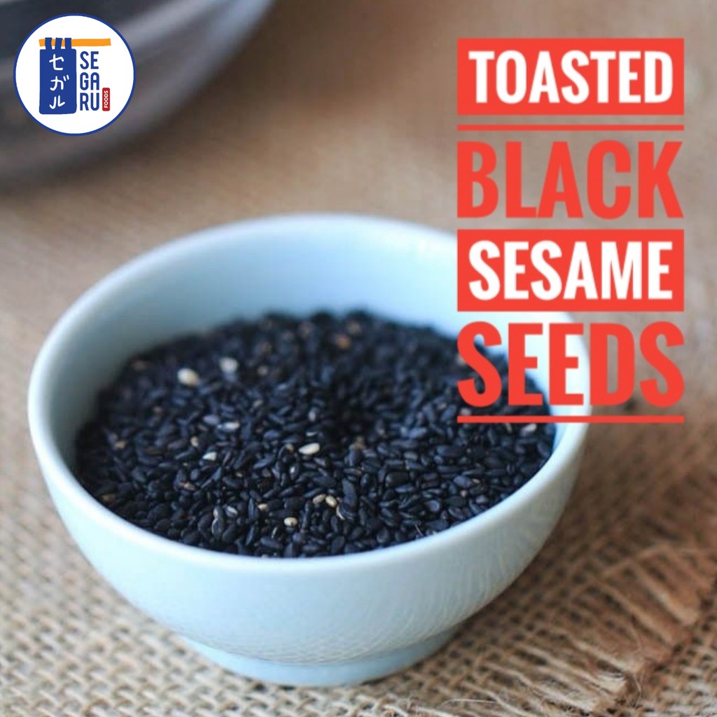 Wijen Hitam Sangrai Sushi| Roasted Black Sesame Seeds