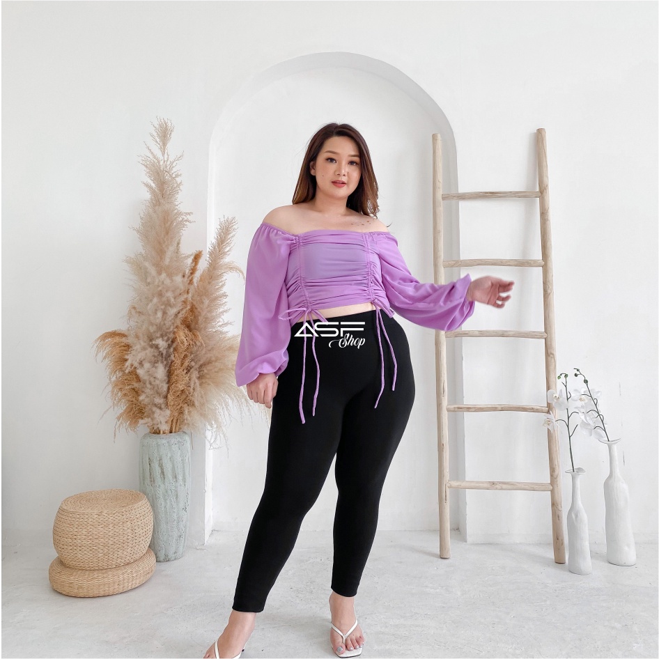 Phia Baju Sabrina Wanita Blouse|Baju Sabrina Jumbo Atasan Big Size|Baju Sabrina Korean Style|Baju Sa