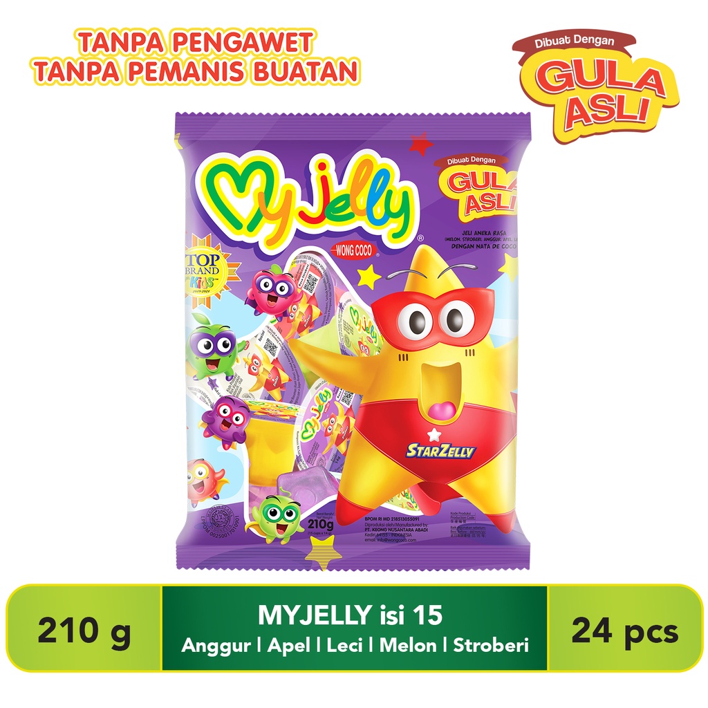 

Wong Coco My Jelly isi 15 x 24 bags (1karton)