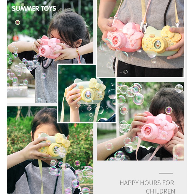 Minan Anak Bubble Camera/Mainan Anak Bubble Machine Beautiful Music