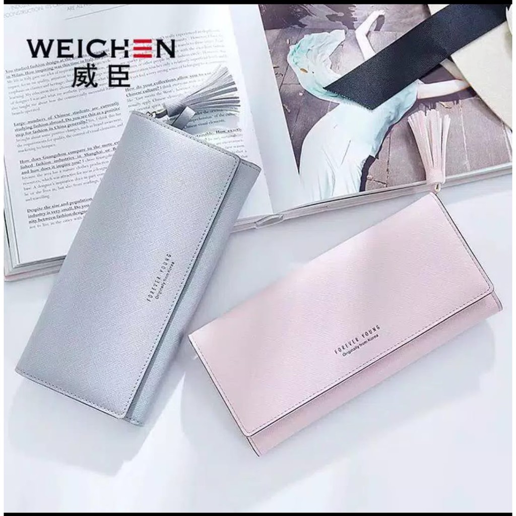 ♥TMALL88♥ Dompet Lipat Panjang Wanita Import 00409 Panjang Tipis