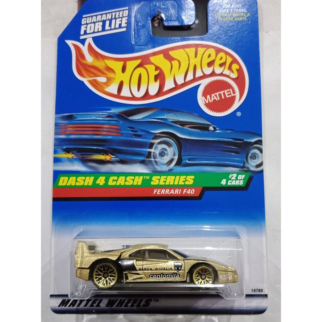 hot wheels dash 4 cash series ferrari f40