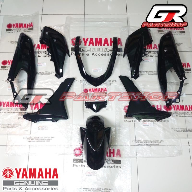 body halus fullset nmax old hitam glossy 2DP-P0 original yamaha paket bodi fulset full ful set nmax old lama ori ygp glosy metalik kilap