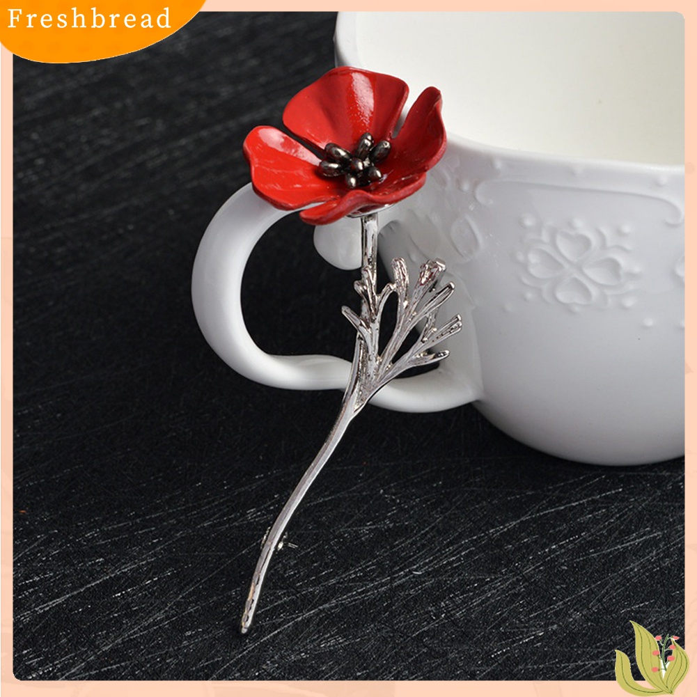 [ TERLARIS]Flower Shaped Brooch Pin Vintage Women Men Collar Accessory Breastpin Jewelry