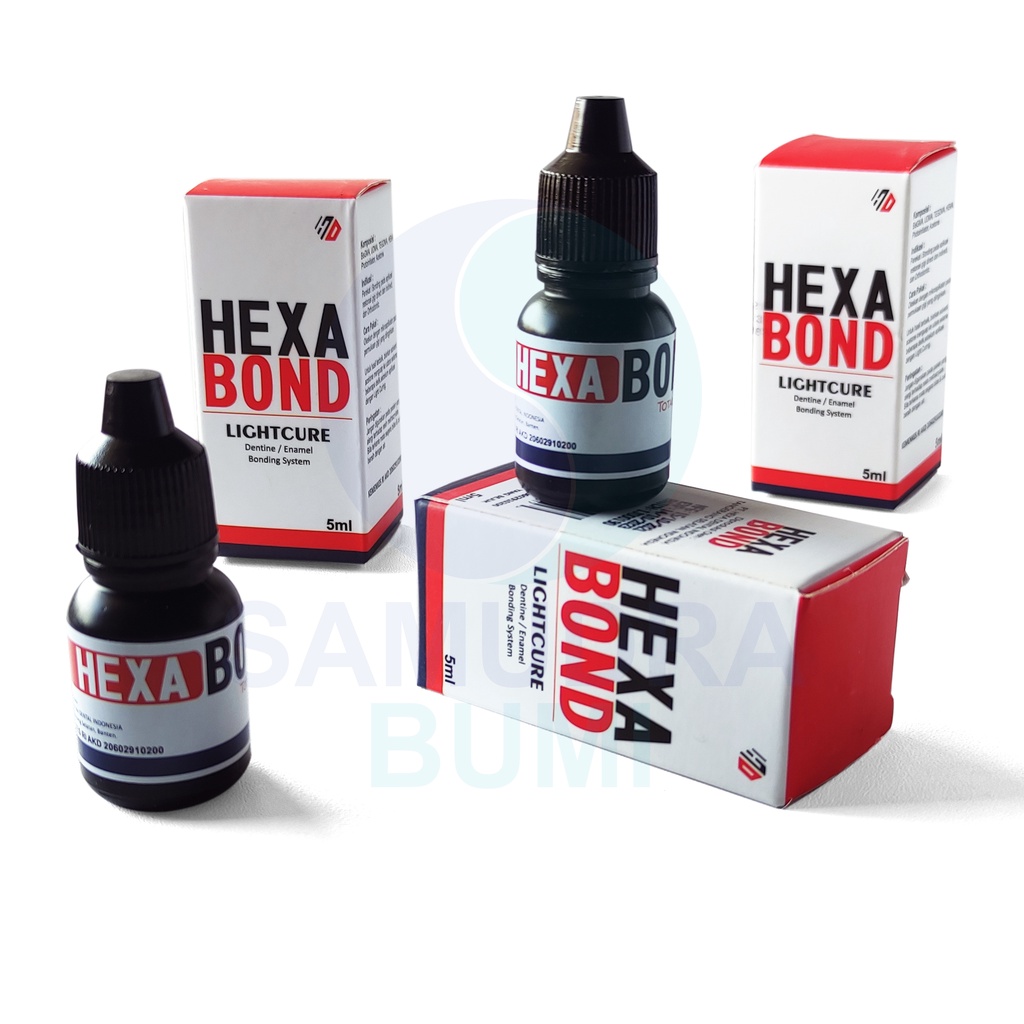 Jual HEXA BOND Bonding Lem Behel Primer Light Curing Hexabond Hexadent ...