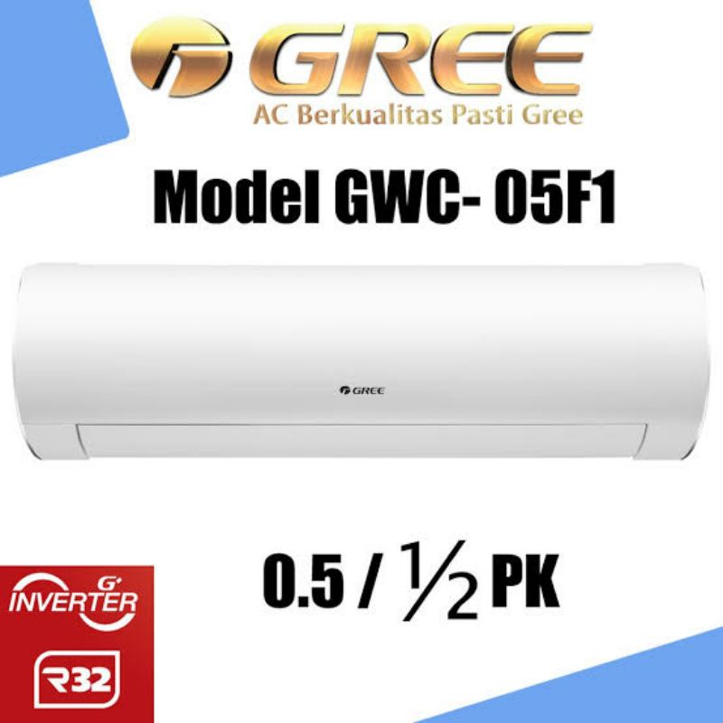 AC GREE 1/2 PK INVERTER SERIES GWC-05F1S