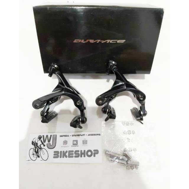 U BRAKE SHIMANO DURA-ACE R9100 RIM BRAKE SEPEDA ORIGINAL 1 PASANG