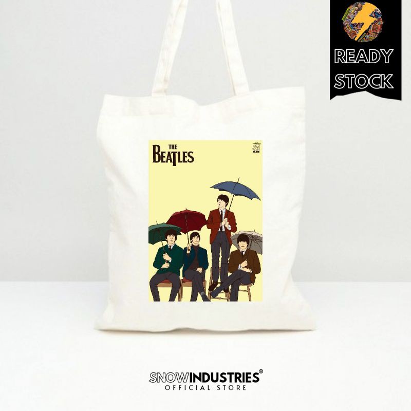 Tote Bag Wanita Pria Kanvas Baby Premium The Beatles