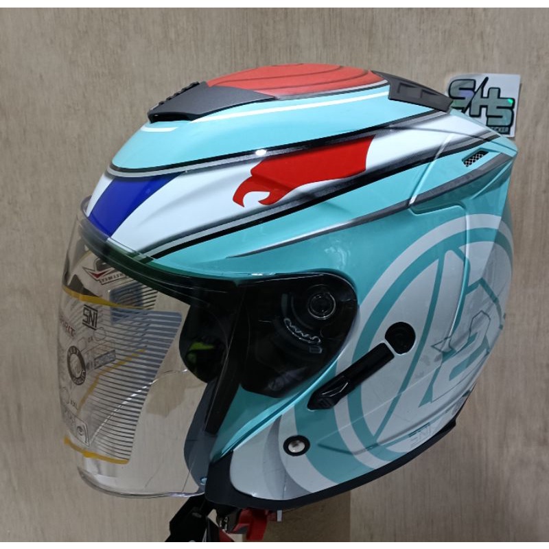 Helm g2 optimax motif double visor