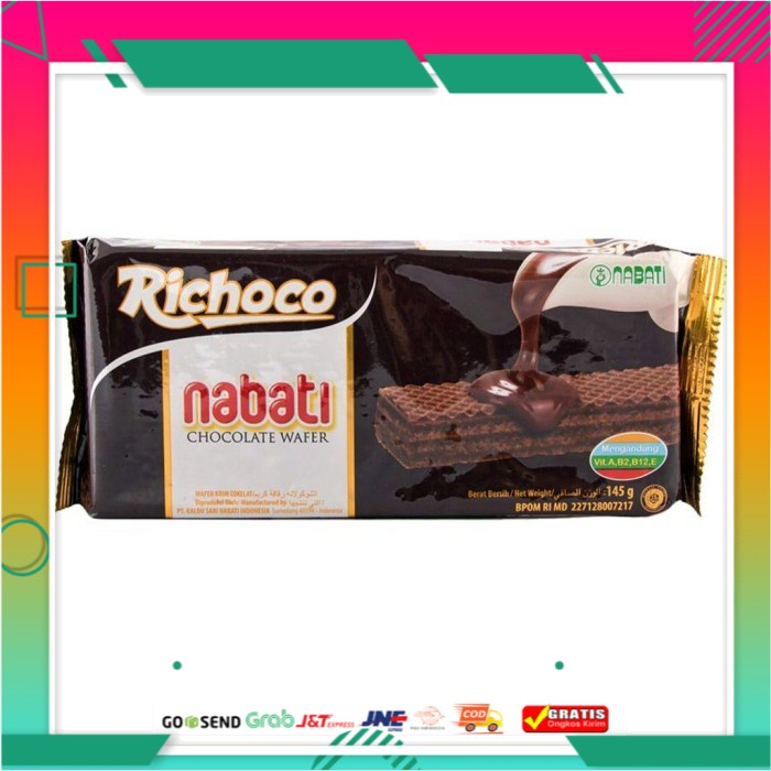 

Richoco Nabati Wafer Coklat 145 g