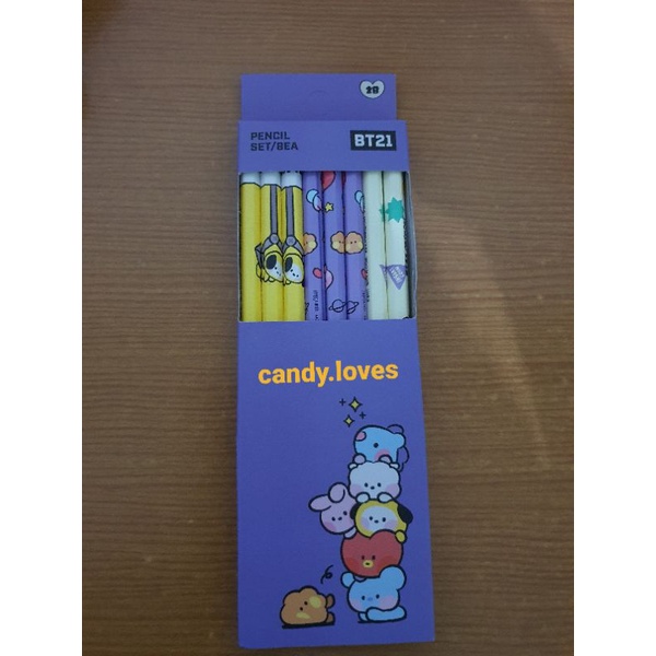 

[Ready Stock] BT21 Pencil (8pcs)