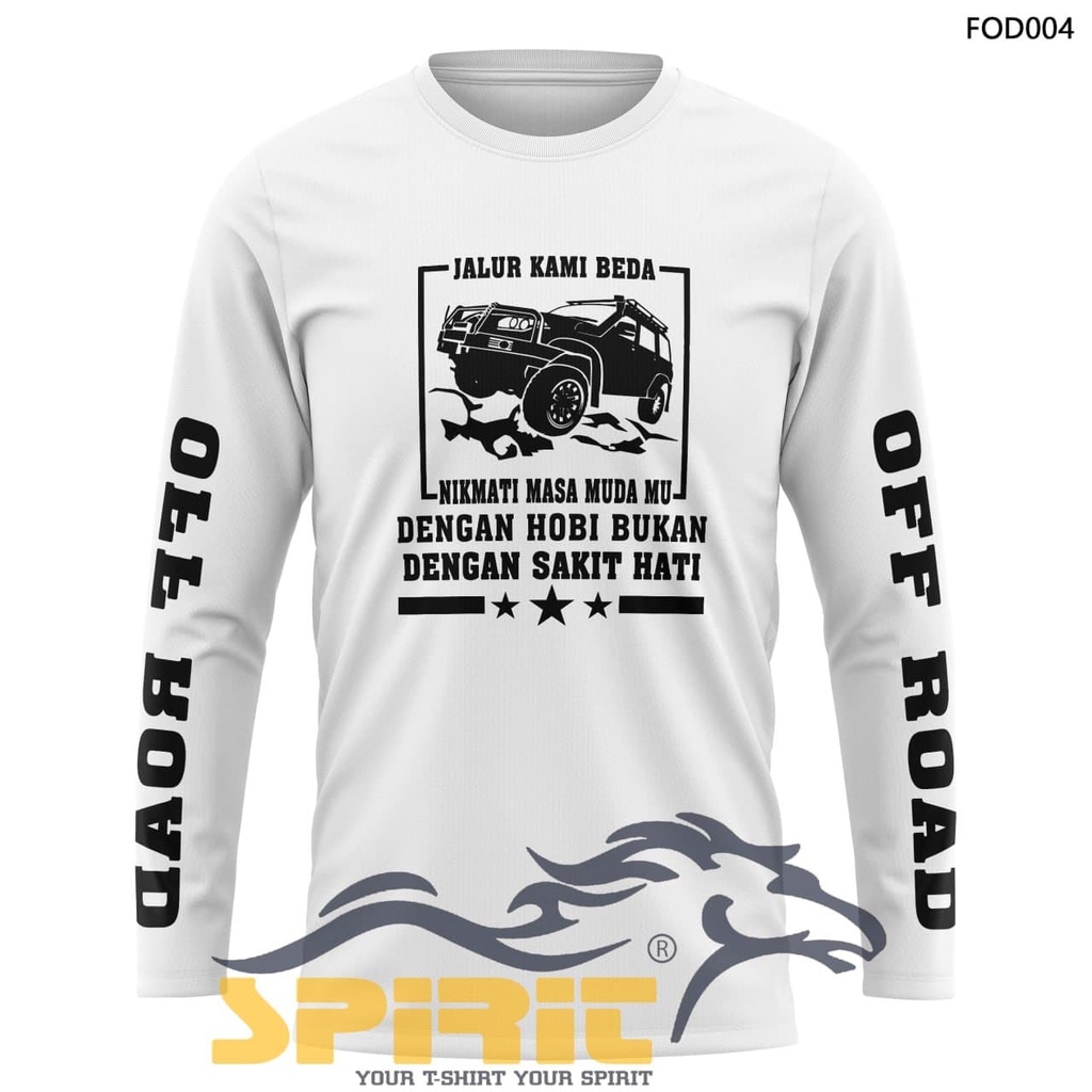 Kaos distro pria / tshirt Tangan Panjang TERBAIK TERMURAH motivasi anak muda HOBI off road