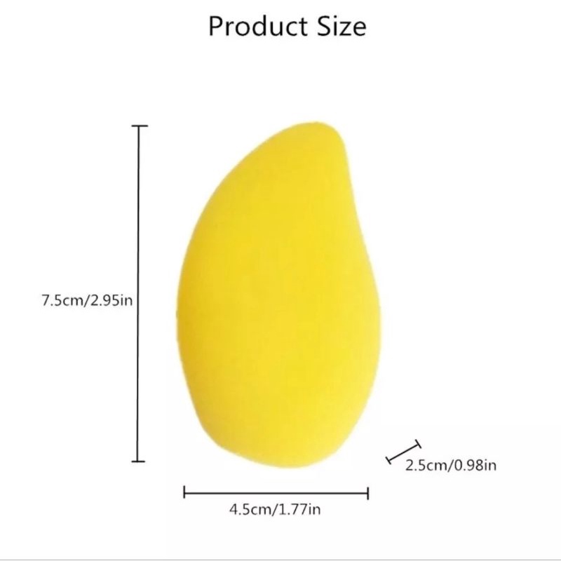 SPONS MANGGA RIAS WAJAH PUFF ALAS BEDAK SPONS FOUNDATION MANGGA