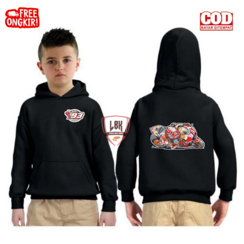 JAKET SWEATER HOODIE ANAK MARC MARQUEZ