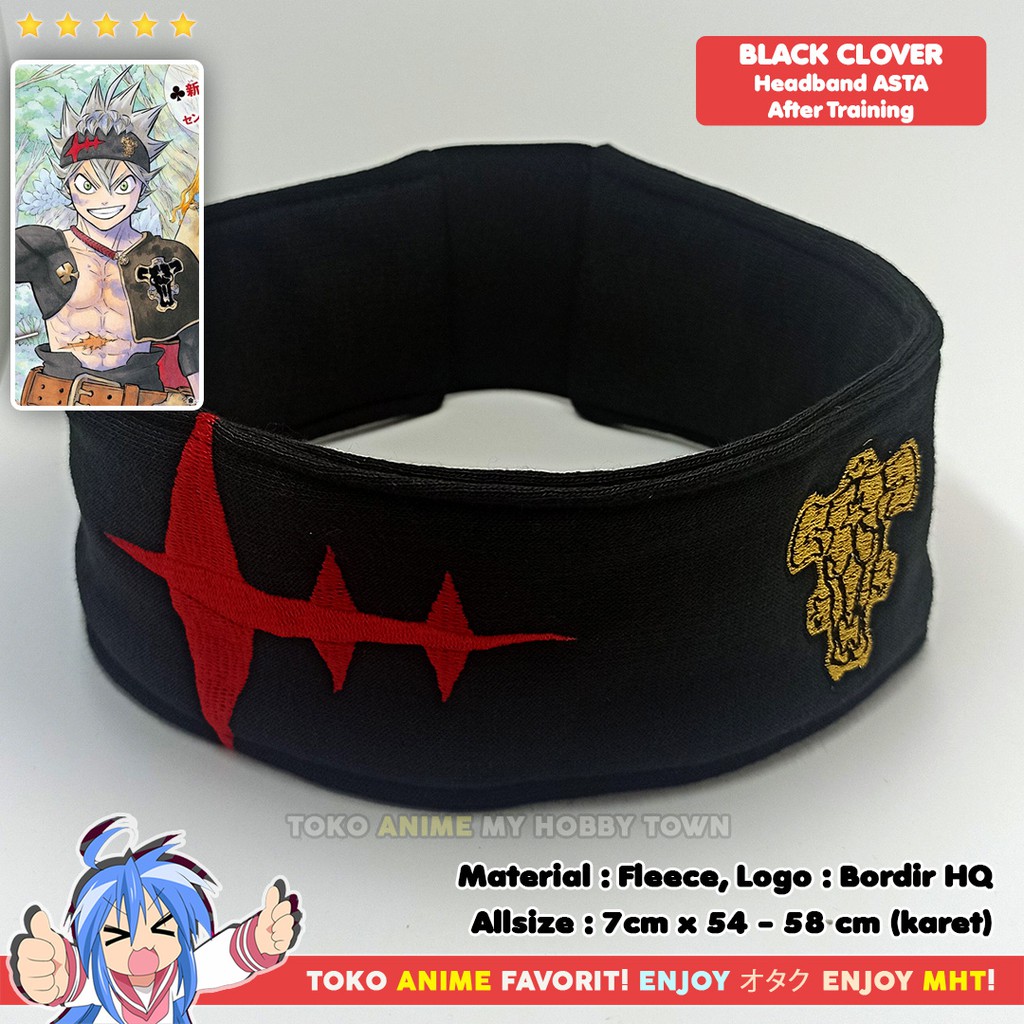 Ikat Kepala Headband Asta - Black Clover After Training