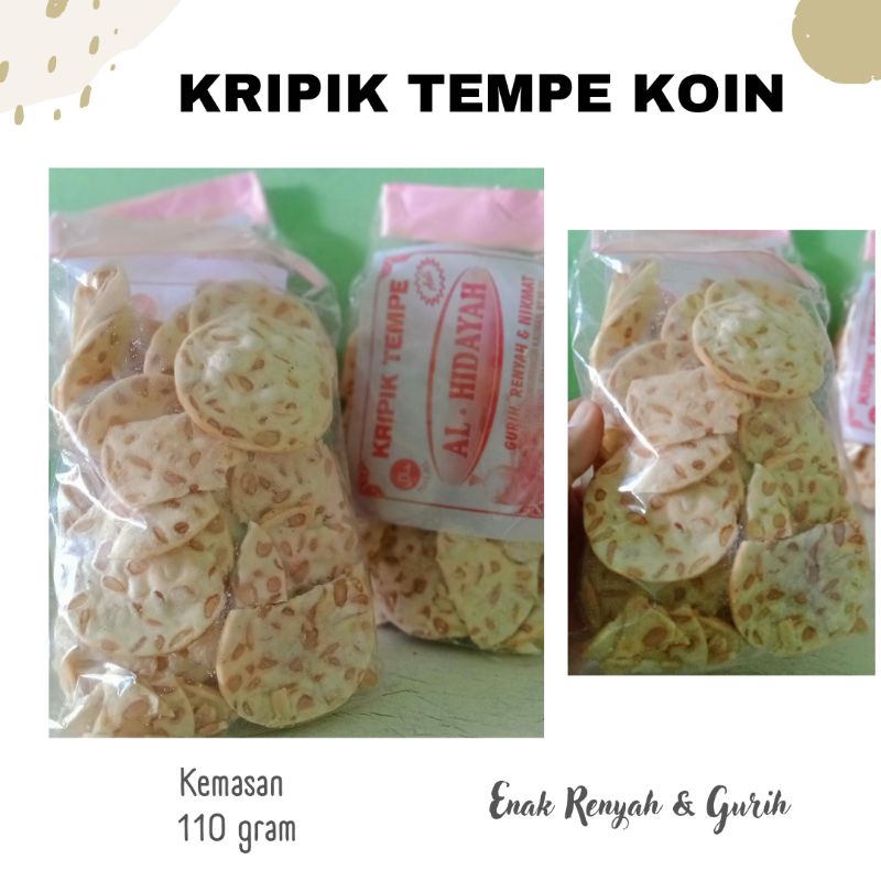 

KRIPIK TEMPE KOIN | KHAS BANYUMAS | HARGA TERJANGKAU | FREE GIFT MIN. BELANJA 30K (all item)