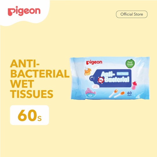 Tissue Basah Pigeon Wipes 60' anti bacterial