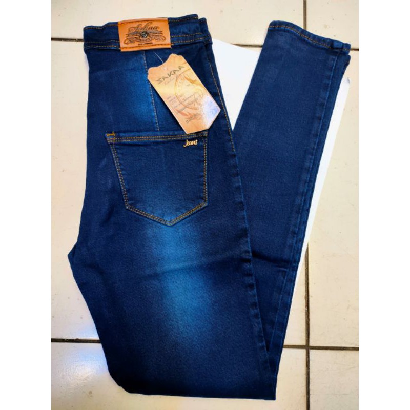 Celana jeans wanita haight waist premium size 27-34