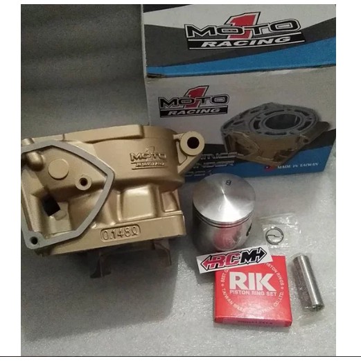 CYLINDER CILINDER BLOK BLOCK MOTO 1 NINJA R NINJA RR GOLD 59 MM 59MM ORI ORIGINAL MOTO1 ASLI