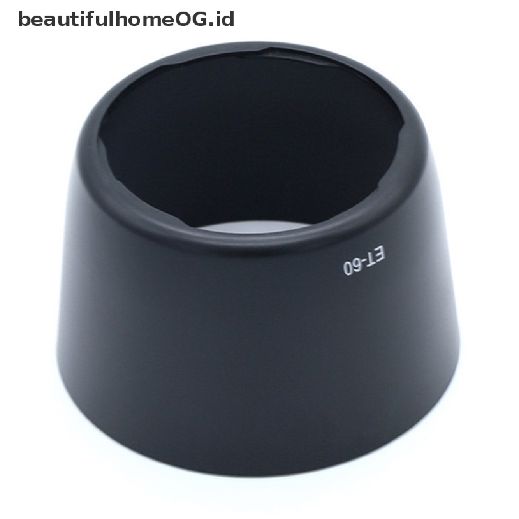 Et-60 ET60 Hood Lensa Pengganti Untuk EF 75-300mm 90-300mm 55-250mm f / 4.6