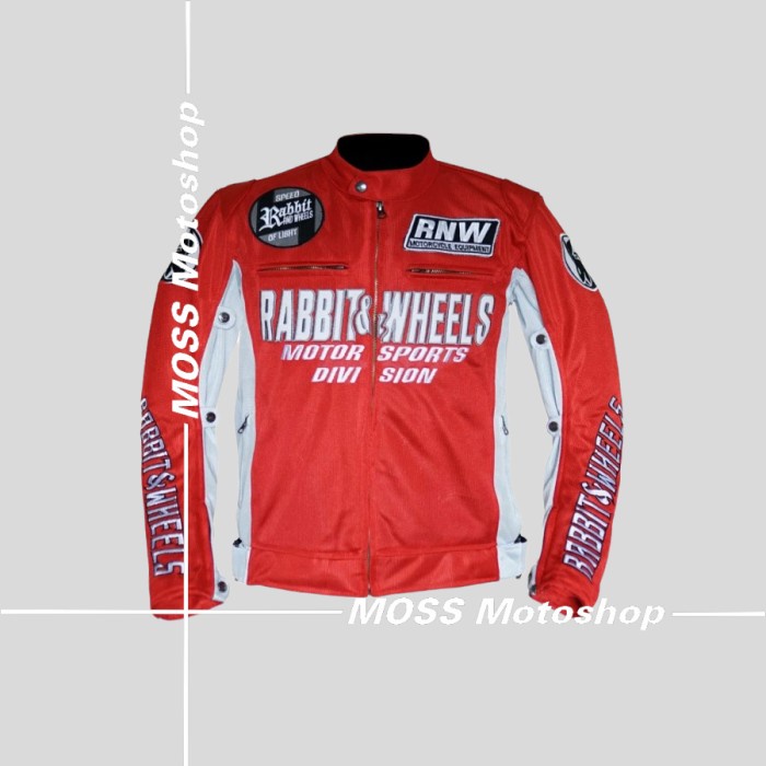 Jaket Motor RABBIT & WHEELS NASIONAL Original Product
