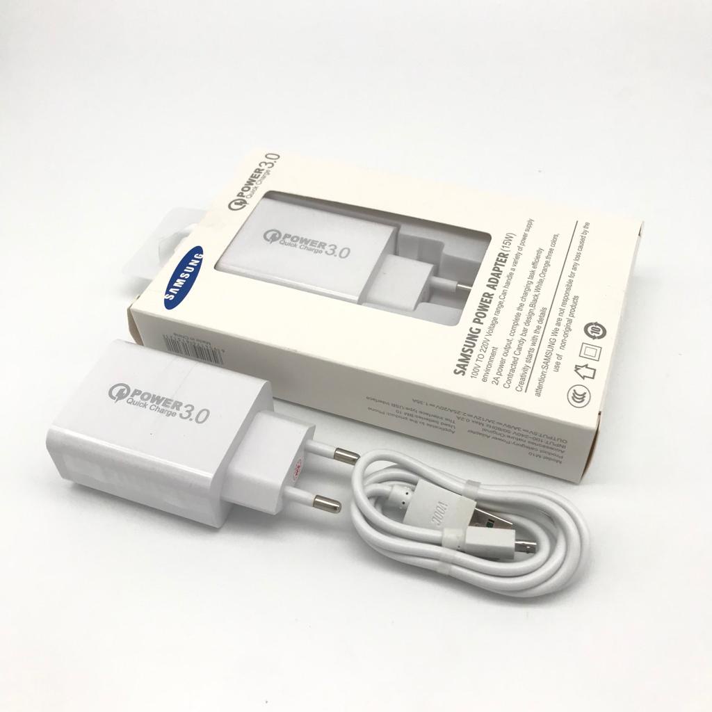 ADAPTOR - CHARGER - CASAN 5G FOR SAMSUNG - OPPO - VIVO - XIAOMI - REALME USB MICRO