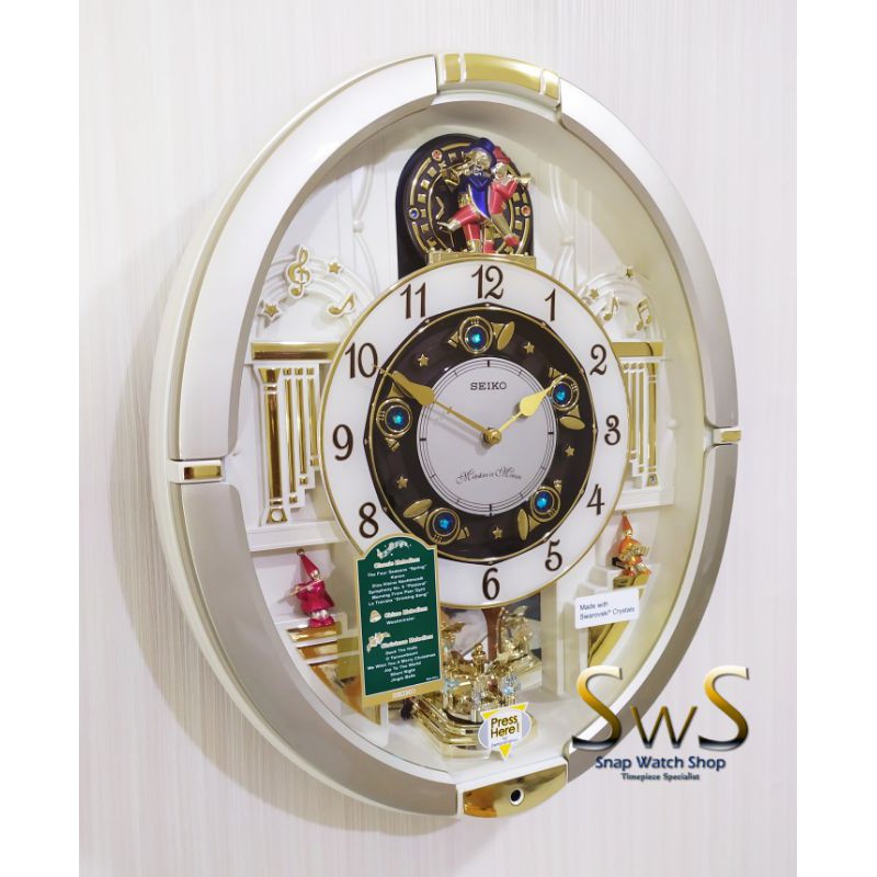 Jual Jam Dinding SEIKO QXM290S Musical Melodies in Motion QXM290