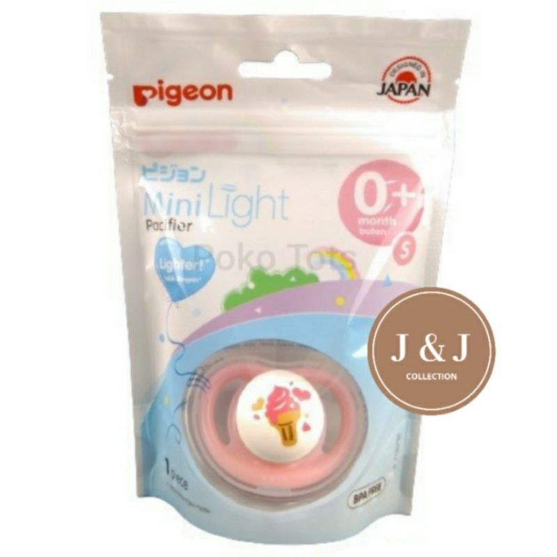 Empeng pigeon pacifier mini light S (0+ month)