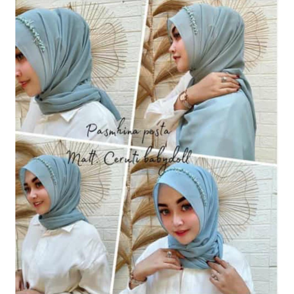 Pashmina Ceruty Swarovski/ Pashmina Ceruty Babydoll