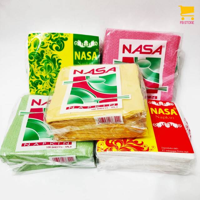 Nasa Napkin Tissue 50 Sheets Tisu nasa napkin tisu Makan Tisu Sendok makan Tisu Napkin TIsu kondangan tisu pesta tisu kasar kertas Napkin Tissue tisu belah 2 50s