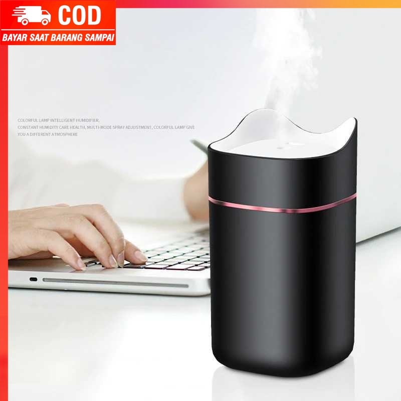 (100% BARANG ORI) HAOYUNMA Air Humidifier Diffuser Lampu Tidur RGB 1400ml - K45240